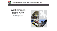 Desktop Screenshot of krv-recklinghausen.de